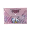 High Quality Recyclable Customized A4 Plastic PP Document Handing File Folders Bag with Button