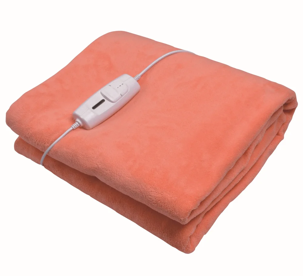 Wholesale China 100 Polyester Electric Blanket / 220v Battery Heated