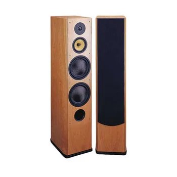 Classic Veneer Cabinet 3 Way Tower Home Theater Speaker With 1