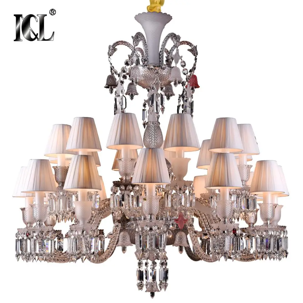 Modern hanging  fixture chandelier 3 6 8 12 lights hotel lamp luxury crystal chandeliers