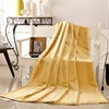 Custom Throw Blanket Natural 100% Health Mulberry Silk Fleece Blanket