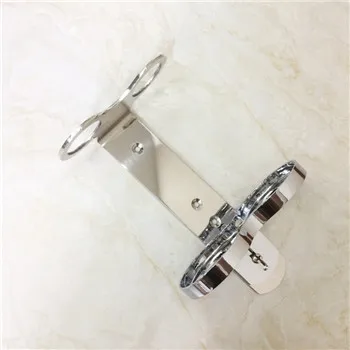 Replaceable doulbe 300ml PET plastic kitchen soap dispenser wall mounted with bracket