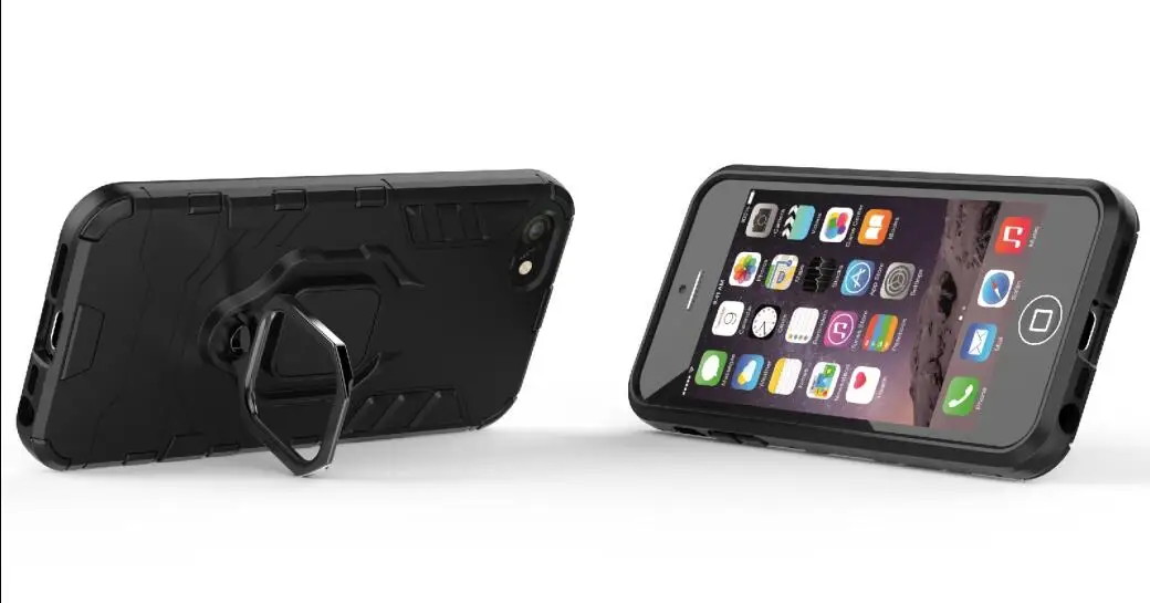 2019 Hot Sell Mobile Phone Case With Built In Kickstand For Iphone XSMAX Iphone XR XS X  5 6 7 8  PLUS