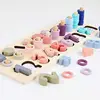 Latest arrival math learning wooden beads stacking kid teaching education kids gift