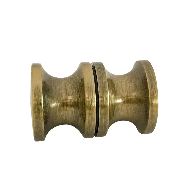 Th0242 Dia 30mm Brass Double Sided Screwed Puller Knob For Glass