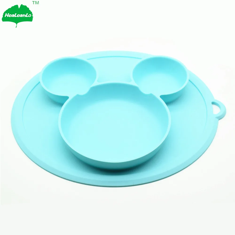 Silicone Kids Plates Bowls Placemat Toddler For Babies Made By Safe Non