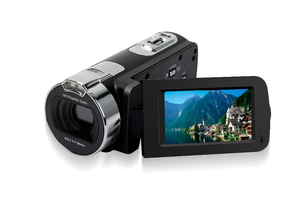 1080p digital video camera camcorder with 16x zoo