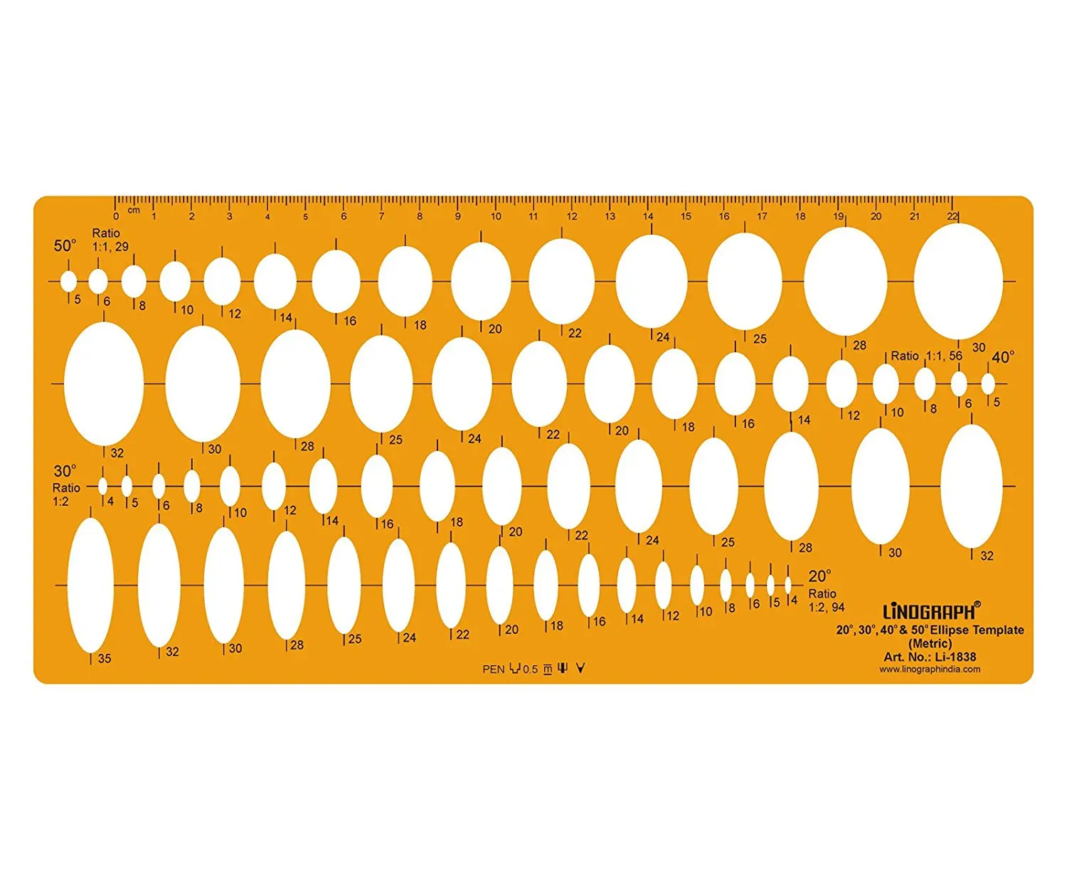 Combination Drafting And Design Template Stencil Symbols Technical ...