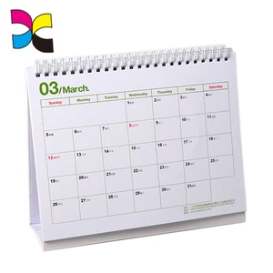 standard calendar size standard