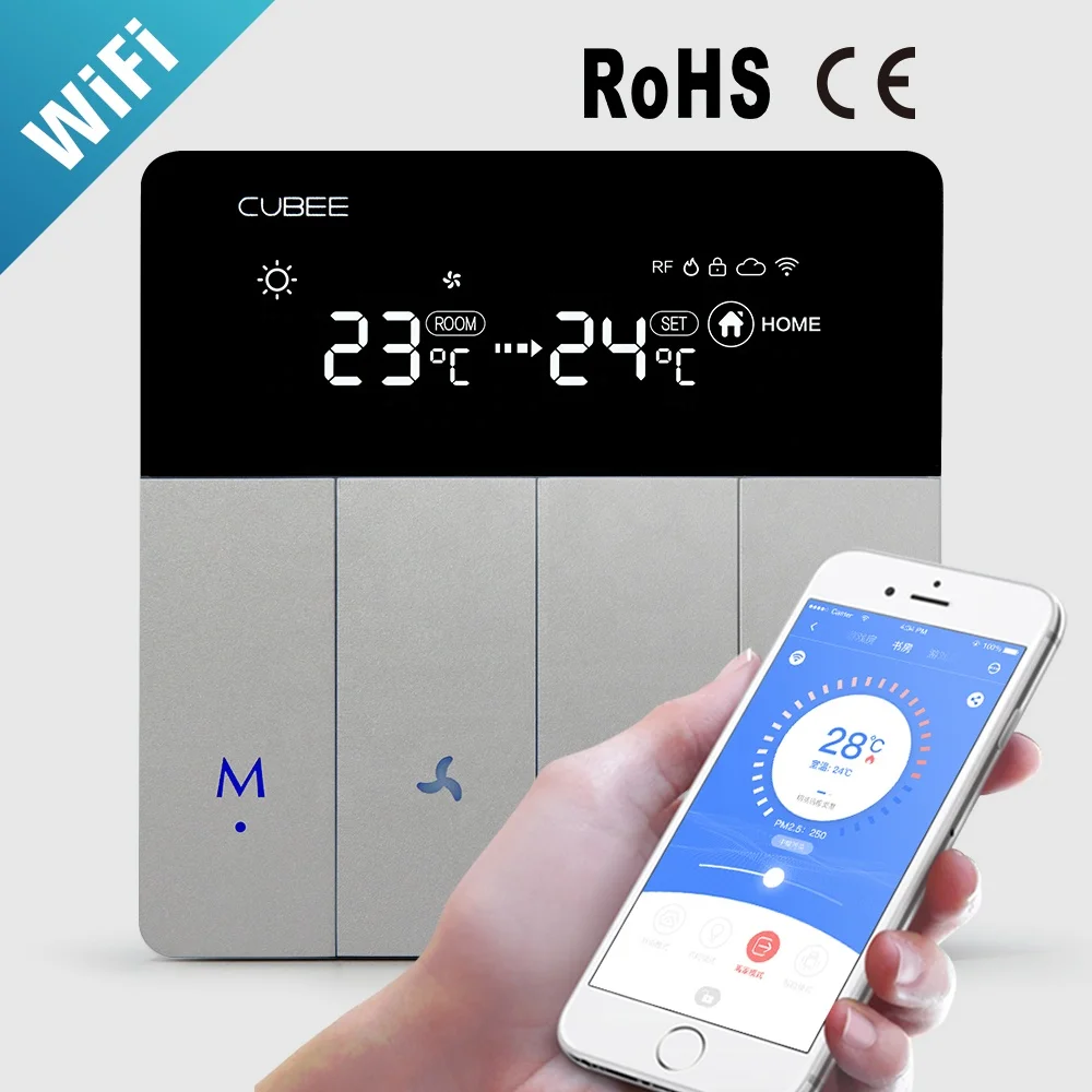 
CUBEE Tuya Wifi Smart Thermostat for heating & cooling 