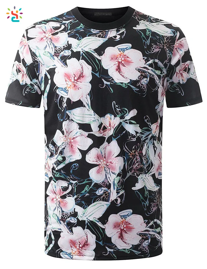 floral t shirt mens