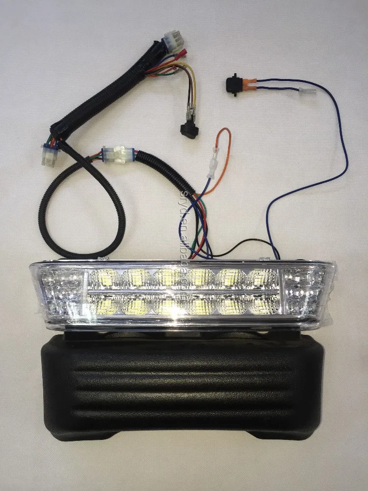 Led Complete Light Bar Bumper Kit For Electric Club Car Precedent Golf