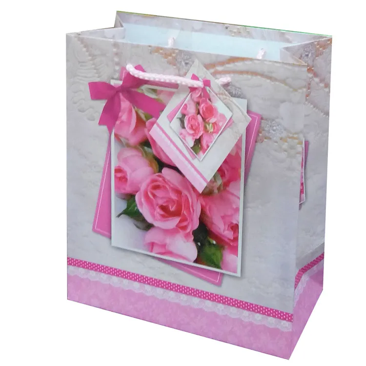Wholesale Nice Fashionable Paper Shopping Bag/Gift Bag/Custom Paper Bag Printing With Card