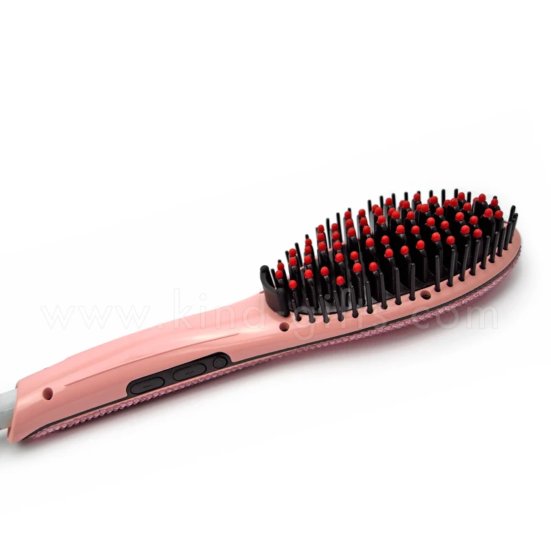 Fancy Styling Rolling Sparkle Diamond Bead Brushes Electric Hair
