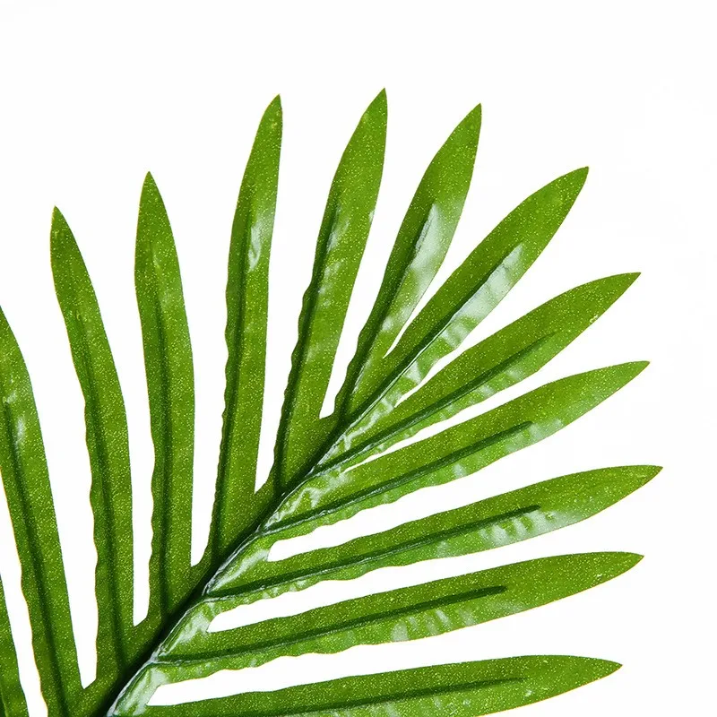 source wholesale artificial mini fan palm leaf for decoration on