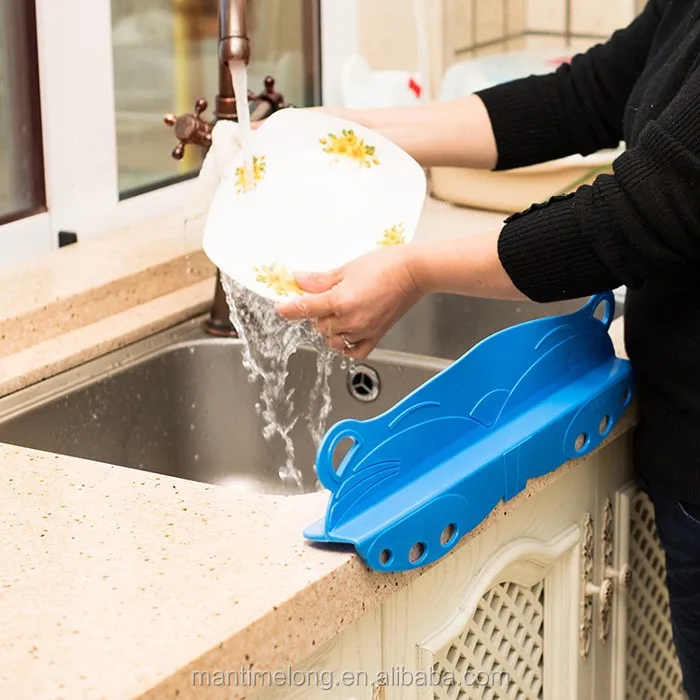 Details about   Kitchen Sink Water Splash Proof Retaining Plate With Attached Sucker Baffle LP