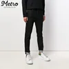 black jeans bulk wholesale basic stretch cotton mid-rise jeans for men