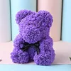 Rose Flower Artificial Red Teddy Bear For Birthday Gifts Valentine's Day Gift