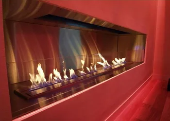 Home Depot Intelligence Bio Ethanol Fuel Glass Fireplace With