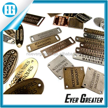 Custom Metal Handbag Logo Labels Badge For Bag Custom Metal Handbag Logo Labels Badge For Bag