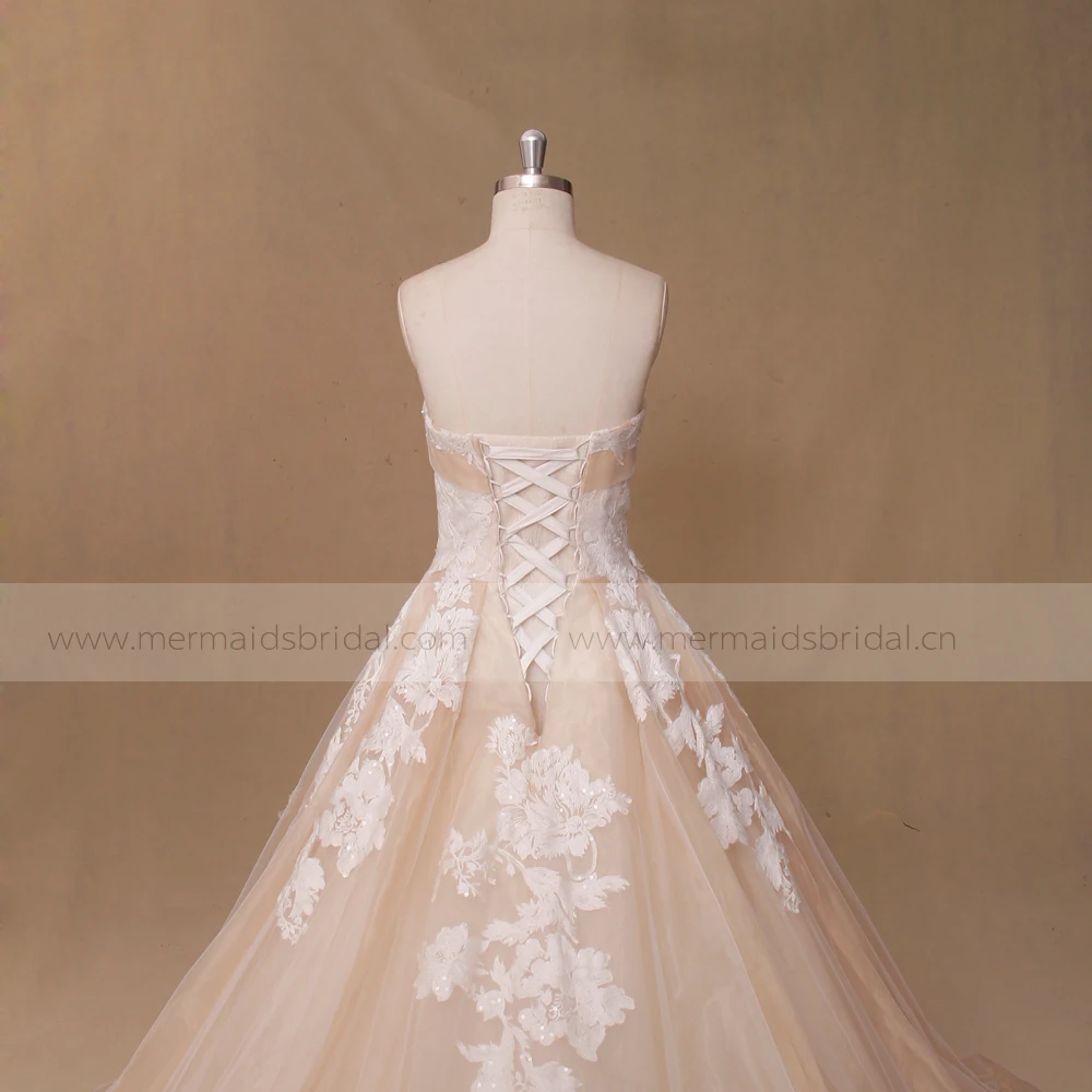 Latest Lace Wedding Gown Designs Champagne Designer Dress Latest Lace Wedding Gown Designs Champagne Designer Dress
