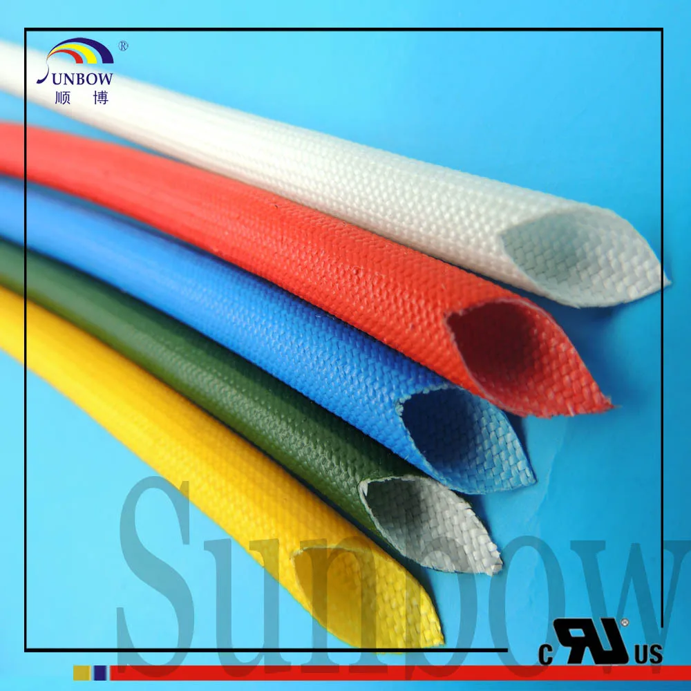 1500v Electric Wire Thermal Insulation Silicone Elastomer Fiberglass