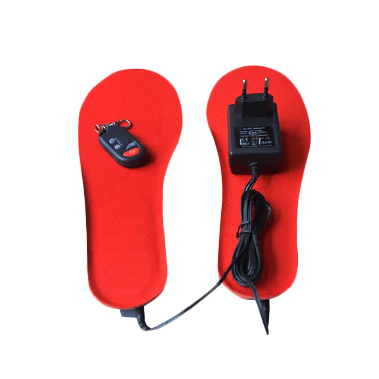 Battery Heated Shoe Insoles Electric Feet Heater Boot Sock Snow Foot
