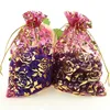 Top quality beat price custom Christmas wedding favor bags wholesale sheer organza packing gift bag