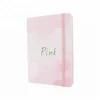 Eco Friendly Journals Custom Printed Sale Pink Notebook With Pen And Gift Box Set pink planner