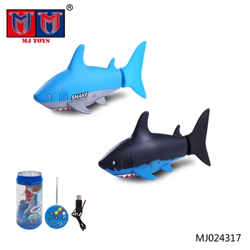 New Design Funny Underwater Swimming Shark Toy Remote ...