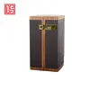 Wood handmade crafts business gifts two bottles wooden wine boxes