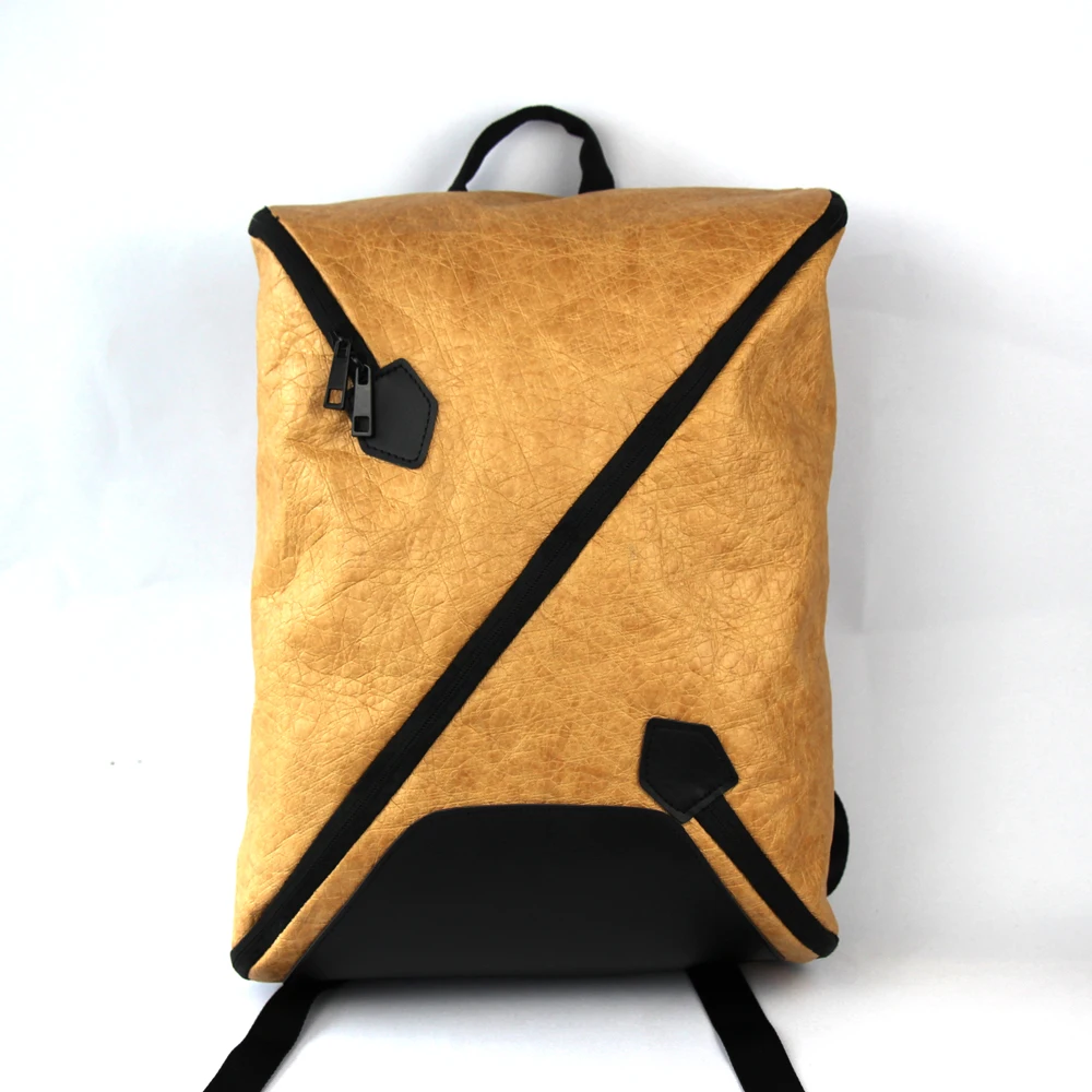 Recycle Washable Kraft Paper Laptop Backpack Bag Buy Recycled