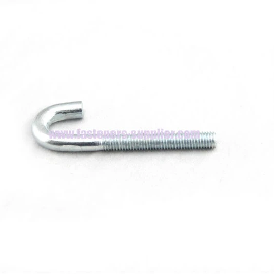 
Carbon Steel Metric J type Anchor Bolts 