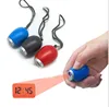 Wholesale price in stock key chain with projection clock light key ring