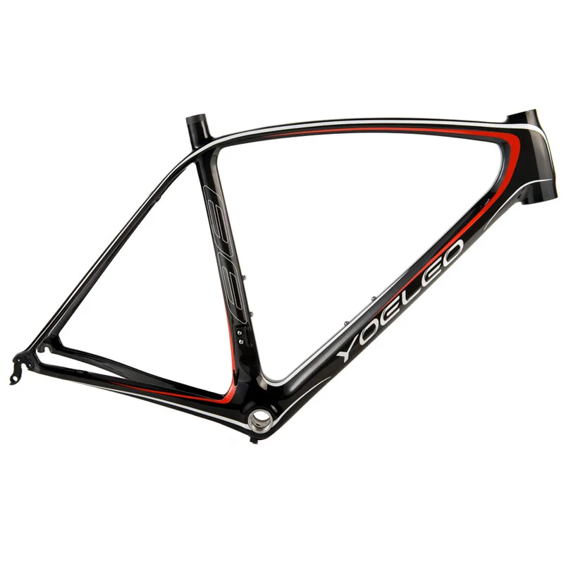 Carbon Fiber Road Bicycle Frame With Bsa 3k Glossy 47/50/53/56/59cm