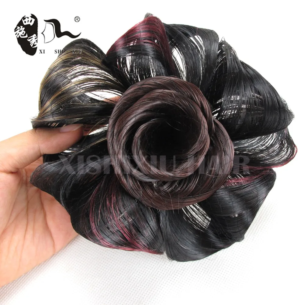 large flower hair clip