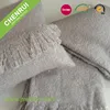 Base for wholesale decorative loop yarn fringed throw and cushion