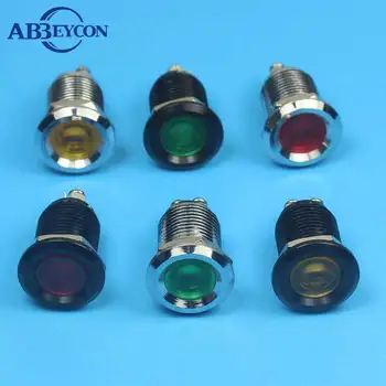 19mm Panel Mounting Led Indicator Light 120v 240v Ip67 Signal Lamp 19mm Panel Mounting Led Indicator Light