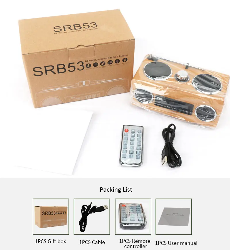 wireless speaker, bamboo speaker, Bluetooth speaker, wood speaker, fm radio speaker, portable speaker, wooden speaker