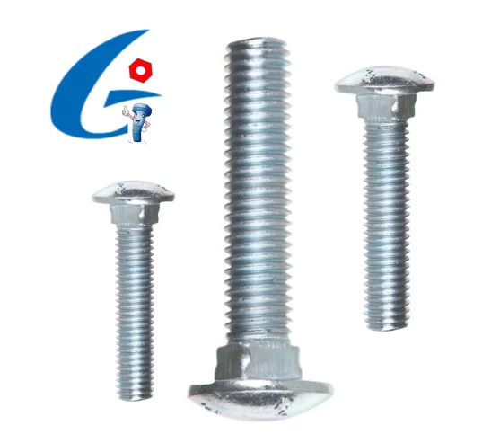 
ANSI Grade2-5 zinc-plated full threaded round head carriage bolts 