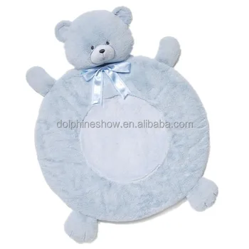 Blue Bear Plush Toy Baby Play Gym Mat Cheap And Folding Soft