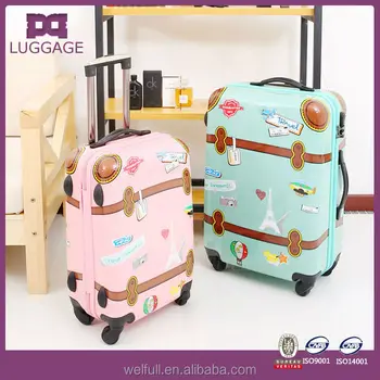 cute hard suitcases