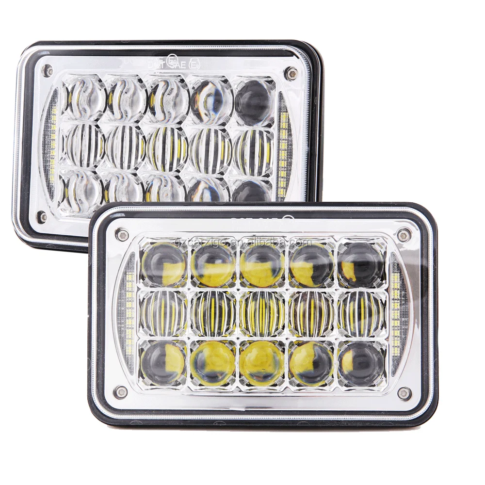 2018 Square 4x6 Inch 24w Led Headlight 12v 24v For Truck Off-road Led ...