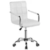 PU Leather Midback Executive Office Chair Furmax Home Computer Desk Chair on Wheels 360 Swivel