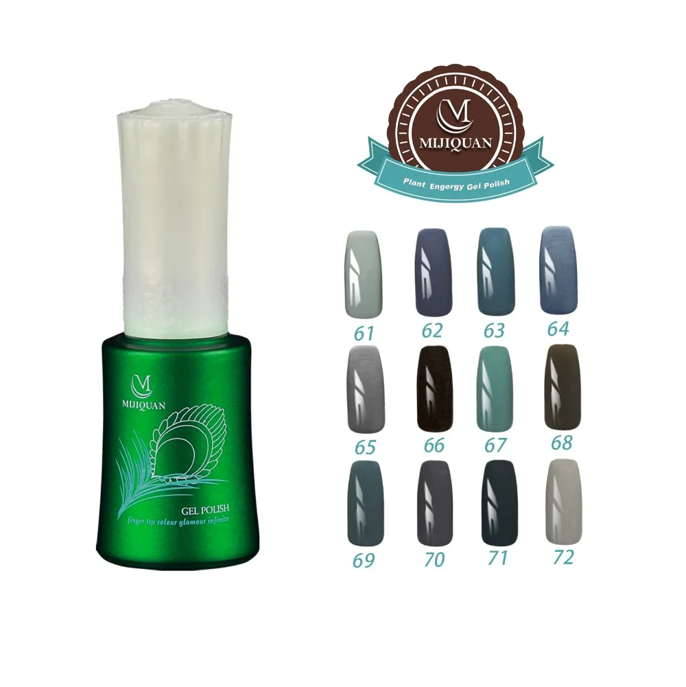 Free shipping Grandma Gray Series 6 pcs MIJIQUAN Gel Nail Polish 15ml 12 colors for choice