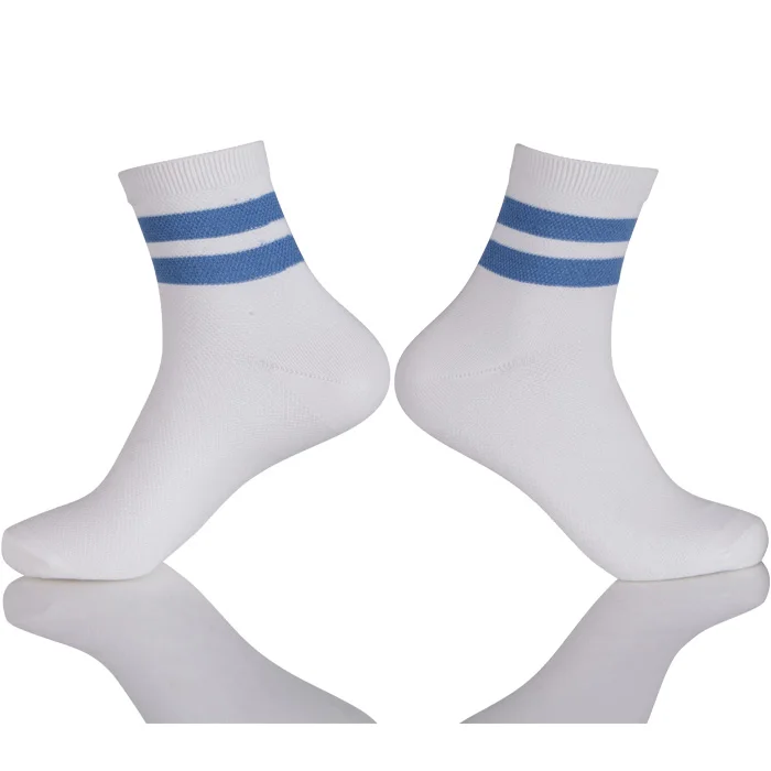 Anti-Foul Thick White Crew Socks For Men Ankle Dress Socks
