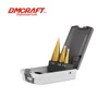 DAMING TOOLS 3pc Titanium Hss Step Drill Bit Set