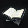 Plastic plexiglass X-shape book holder clear acrylic book display stand