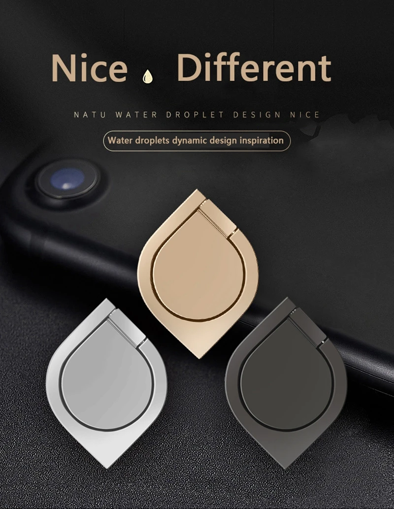 General Phone finger ring holder 360 Degree phone holder stand for iPhone X