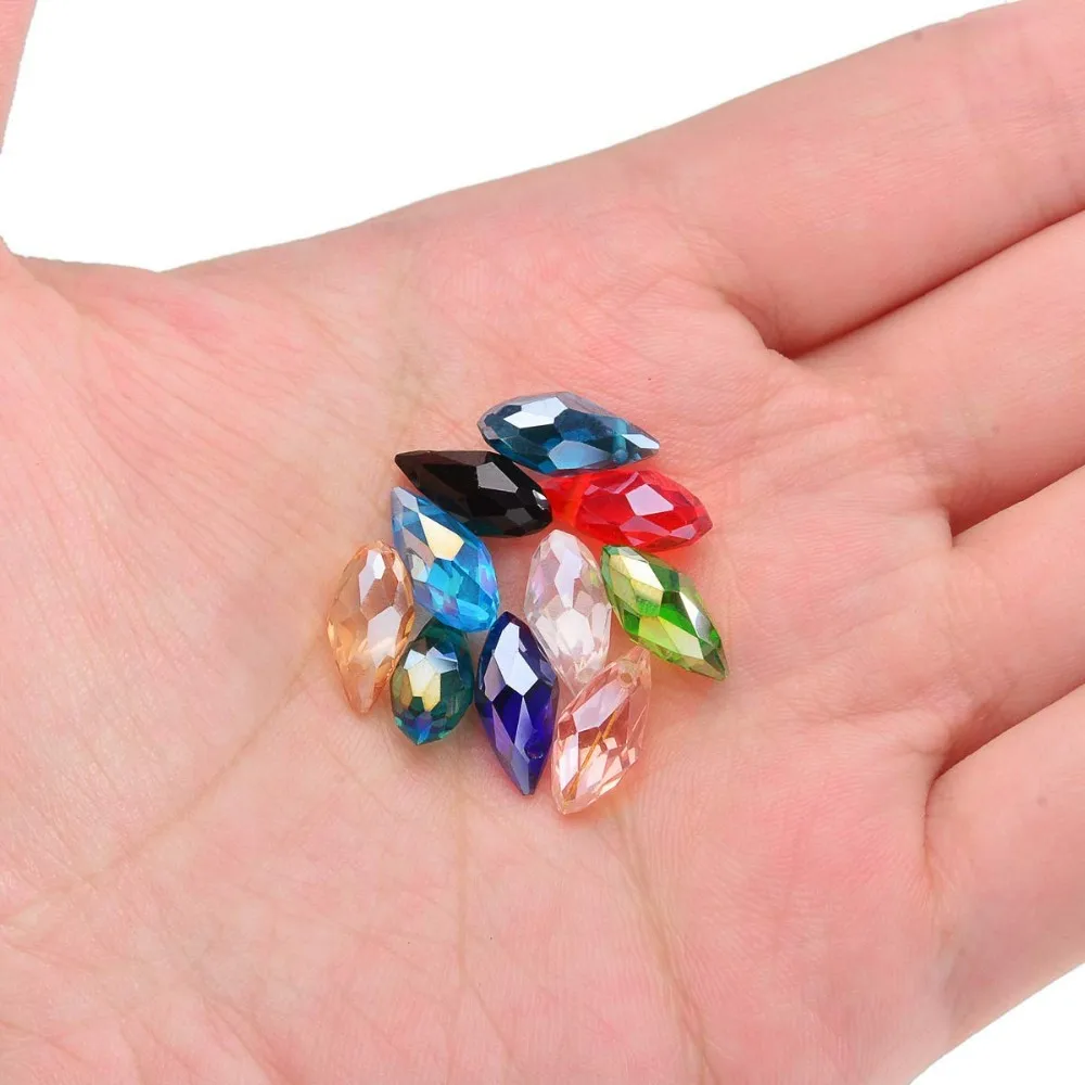 奥地利泪珠水晶珠透明ab